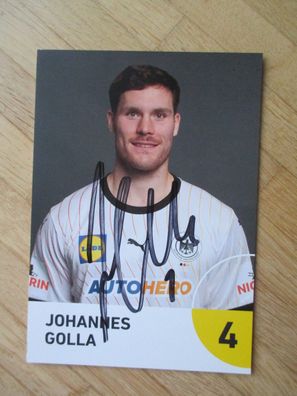 DHB Handball Nationalmannschaft Johannes Golla - handsigniertes Autogramm!!!