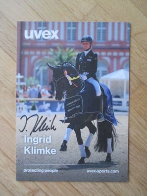 Dressur- und Vielseitigkeitsreiterin Ingrid Klimke - handsigniertes Autogramm!