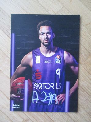 Basketball Bundesliga BG Göttingen Andrew Onwuegbuzie - handsigniertes Autogramm!!!