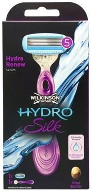 Wilkinson Hydro Silk Rasierer + 1 Ersatzkartusche