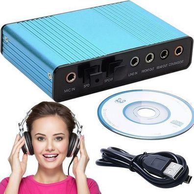 Externe Soundkarte SPDIF Didital Audio Headset-Eingang Verstärker-Soundkarte Retoo