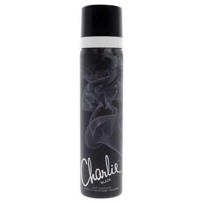 Revlon Charlie Black Deodorant Spray, 75ml - Moderner Duft