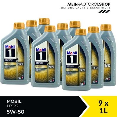 Mobil 1 FS X2 5W-50 9x1 Liter