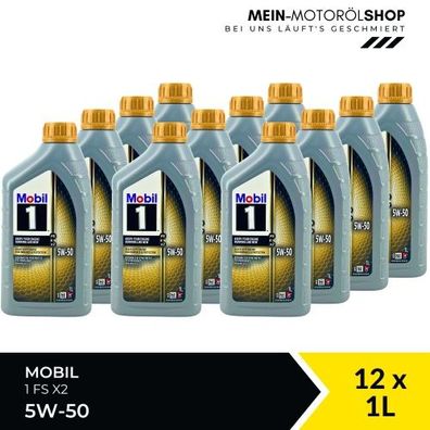 Mobil 1 FS X2 5W-50 12x1 Liter