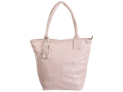 JSI Reißverschluss-Beutel Shopper HB0339 - Farben: taupe