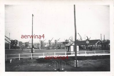 Hafen anlagen vom Hafen Dünkirchen Frankreich