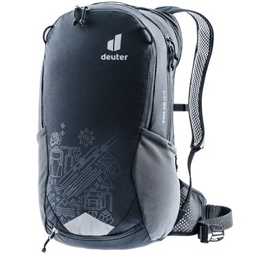 Deuter Fahrradrucksack Race Air 14 + 3 - Farben: black-125