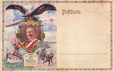 Regierungsjubiläum Kaiser Wilhelm II. Freiburg im Breisgau Baden-Württemberg AK