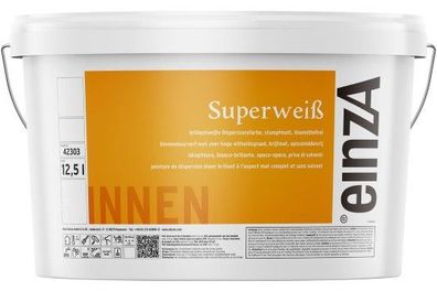 einzA Superweiß 12,5 Liter weiß