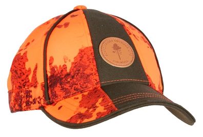 Pinewood 1160 Furudal Waterproof Hunters Cap Strata Blaze/Mossgreen (990)