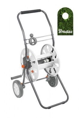 WHITE LINE Schlauchwagen für 1/2" 60m Schlauch mit Sprühset TITAN REEL Bradas