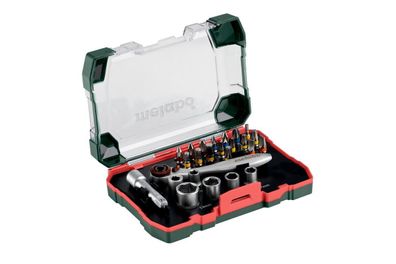 Metabo Bit und Ratschen - Box 26 teilig (626701000)