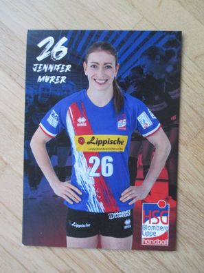 Handball Bundesliga HSG Blomberg-Lippe Jennifer Murer - Autogrammkarte!!!