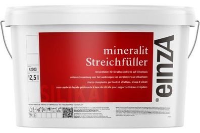 einzA mineralit Streichfüller 12,5 Liter weiß