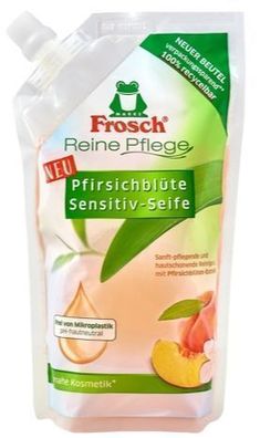 Frosch Seifen-Nachfüllung, Pfirsichblüten-Duft, 500ml