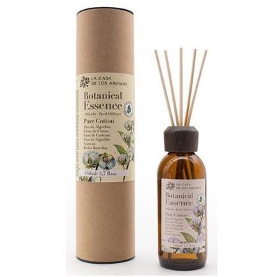 La Casa de los Aromas Botanical Essence Rattanstäbchen Frische Baumwolle, 140ml