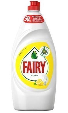 Fairy Geschirrspülmittel, Zitrone, 900 ml - Kraftvolle Reinigung