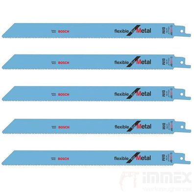 Bosch Säbelsägeblätter Metall 5x S1122BF 225mm