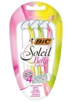 Bic Soleil Bella Colors Rasierer, 3 Stücke