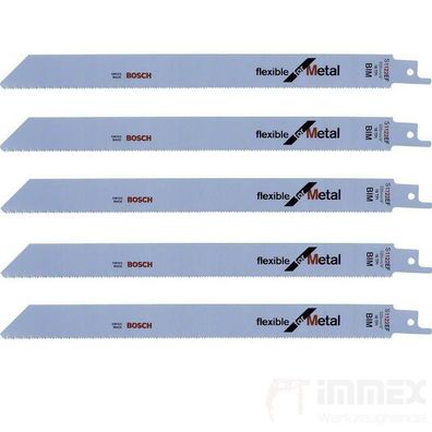 Bosch Säbelsägeblätter Metall 5x S1122EF 225mm