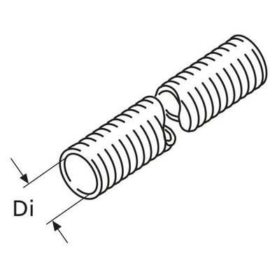 Webasto Flexrohr D80, APK, schwarz, mit Webasto L 1321577B