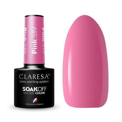 Claresa Rosa Hybrid-Gel Nagellack Nr. 519, 5g