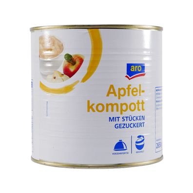 aro Apfelkompott -gezuckert- 2,65KG