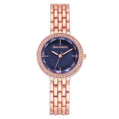 Juicy Couture Uhr JC/1208NVRG Damen Armbanduhr Rosé Gold