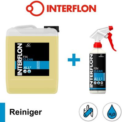 Interflon 10 L Fin Clean All2 Kanister Industrie Konzentrat Allzweckreiniger