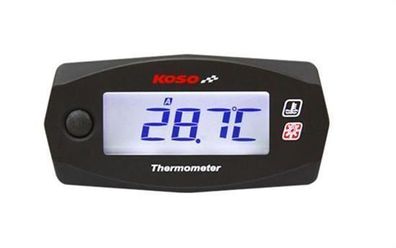 Koso BA033020 Dual Thermometer Mini 4 (Batterie) bis 250Grad,