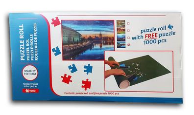 Puzzlematte Puzzle & Rolle 1000 Teile inkl. Gratis 1.000 Teile Puzzle