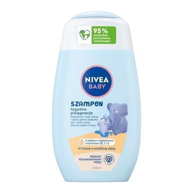 Nivea Baby Szampon Å?agodna pielÄ?gnacja, 200ml