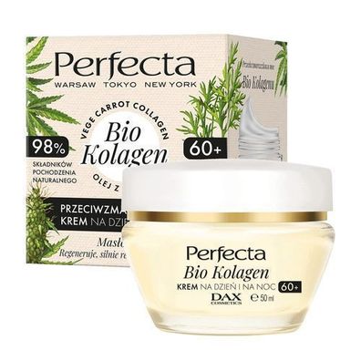 Hochwirksame Bio-Kollagen Anti-Aging Gesichtscreme fér reife Haut ab 60 Jahren, 50ml