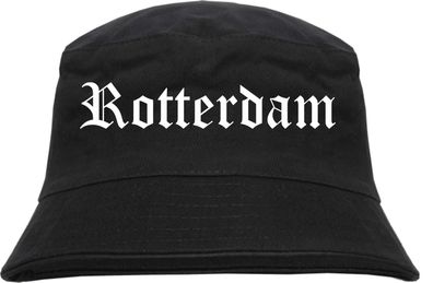 Rotterdam Fischerhut - Altdeutsch - bedruckt - Bucket Hat Anglerhut Hut