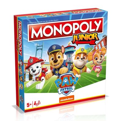 Monopoly Junior - Paw Patrol Gesellschaftsspiel Brettspiel Spiel