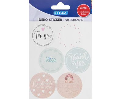 Deko Sticker 24 Stück