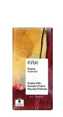 Vivani 3x Praliné Vollmilch Schokolade 100g