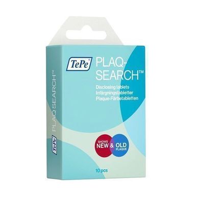 TePe PlaqSearch Zahnpflege Tabletten, 10 Stück