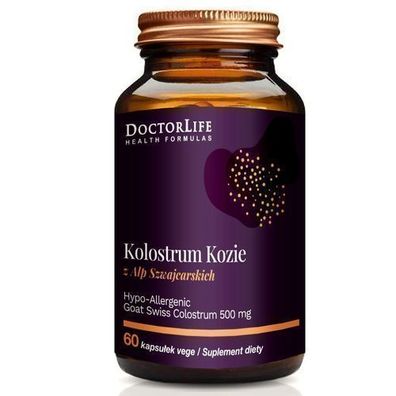 Doctor Life Kolostrum Kozie 500mg, 60 kapsuÅ?ek