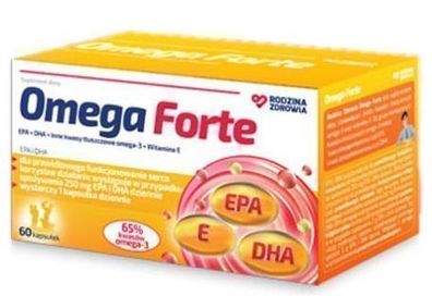 FamHealth Omega Forte - Omega-3 & Vitamin E-Präparat