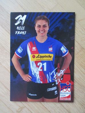 Handball Bundesliga HSG Blomberg-Lippe Nele Franz - handsigniertes Autogramm!!!