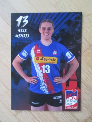 Handball Bundesliga HSG Blomberg-Lippe Nele Wenzel - Autogrammkarte!!!