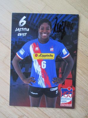 Handball Bundesliga HSG Blomberg-Lippe Laetitia Quist - handsigniertes Autogramm!!!