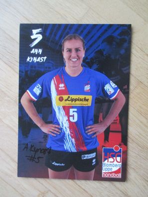 Handball Bundesliga HSG Blomberg-Lippe Ann Kynast - handsigniertes Autogramm!!!