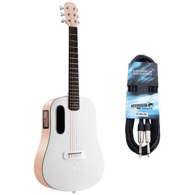 Lava Music Gitarre ME Play 36 Zoll Light Peach mit Kabel