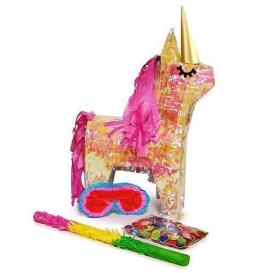 AD. CON Pinata Einhorn Party-Dekoration für Kinder Kindergeburtstag