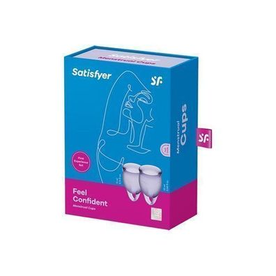 Satisfyer Menstruationstasse Set 15ml + 20ml Lila