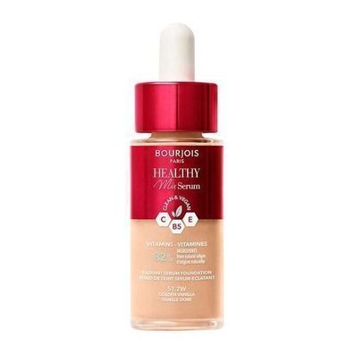 Bourjois Healthy Mix Serum Feuchtigkeitsspendende Leuchtkraft-Foundation 51.2W Golden