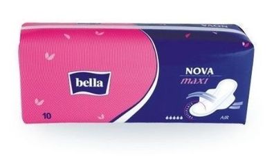 Bella Nova AIR Maxi Softiplait Einwegbinden - 10er Pack