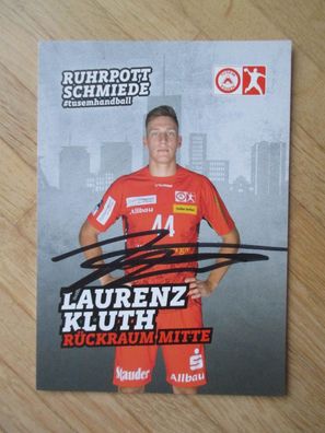 Handball Bundesliga TUSEM Essen Laurenz Kluth - handsigniertes Autogramm!!!